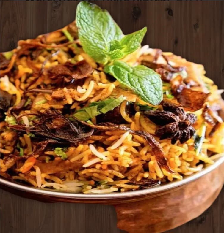 Malai Soya Chunks Biryani