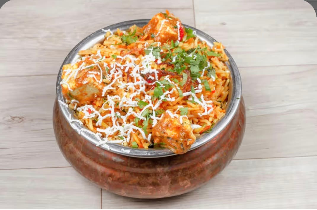 Malai Paneer Tikka Biryani