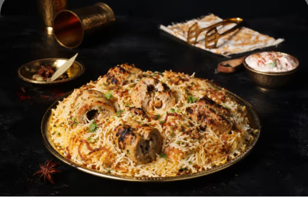 Malai Soya Chap Biryani